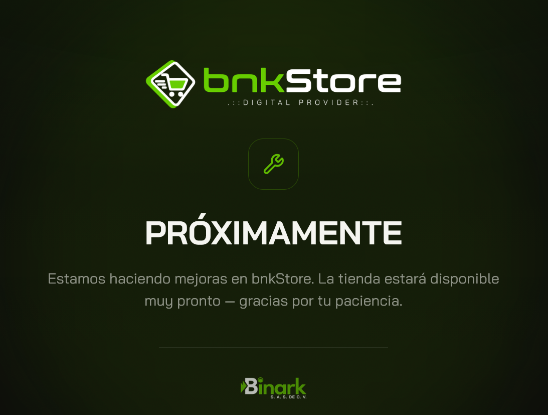Nuestra Tienda en Línea